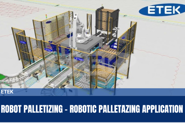 ROBOT PALLETIZING - ROBOTIC PALLETAZING APPLICATION