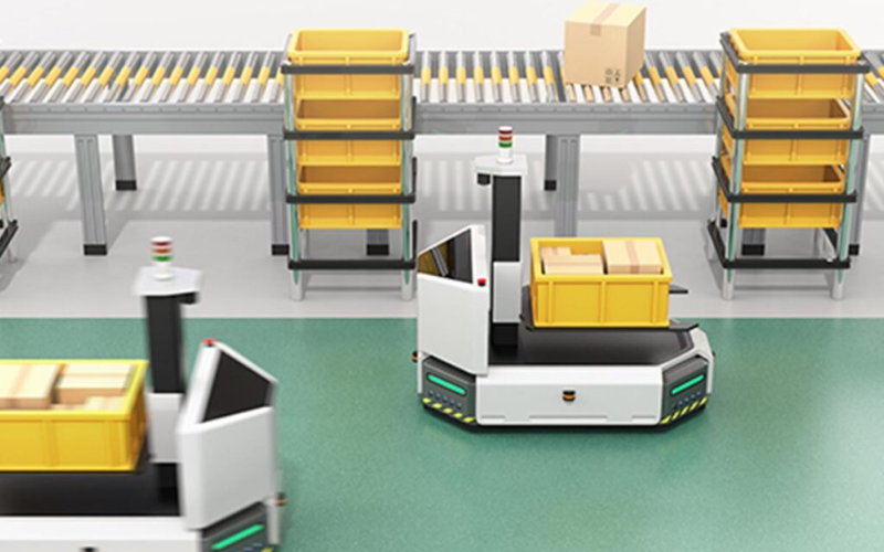 AGV/AMR robots help businesses save time and significantly reduce operational costs.