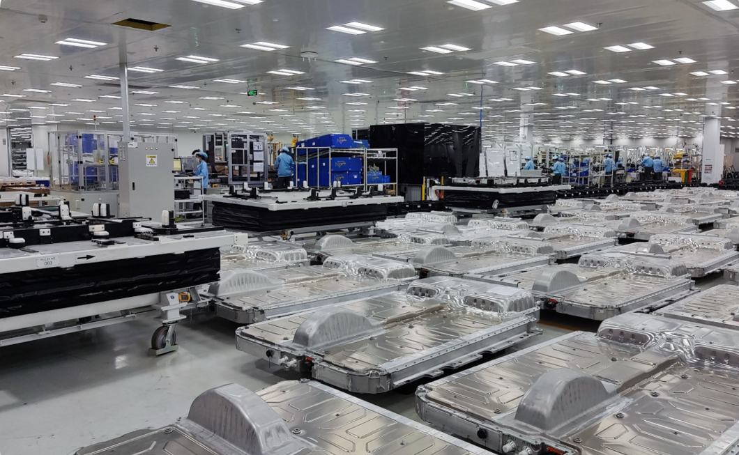 Electric Vehicle Battery Assembly Line