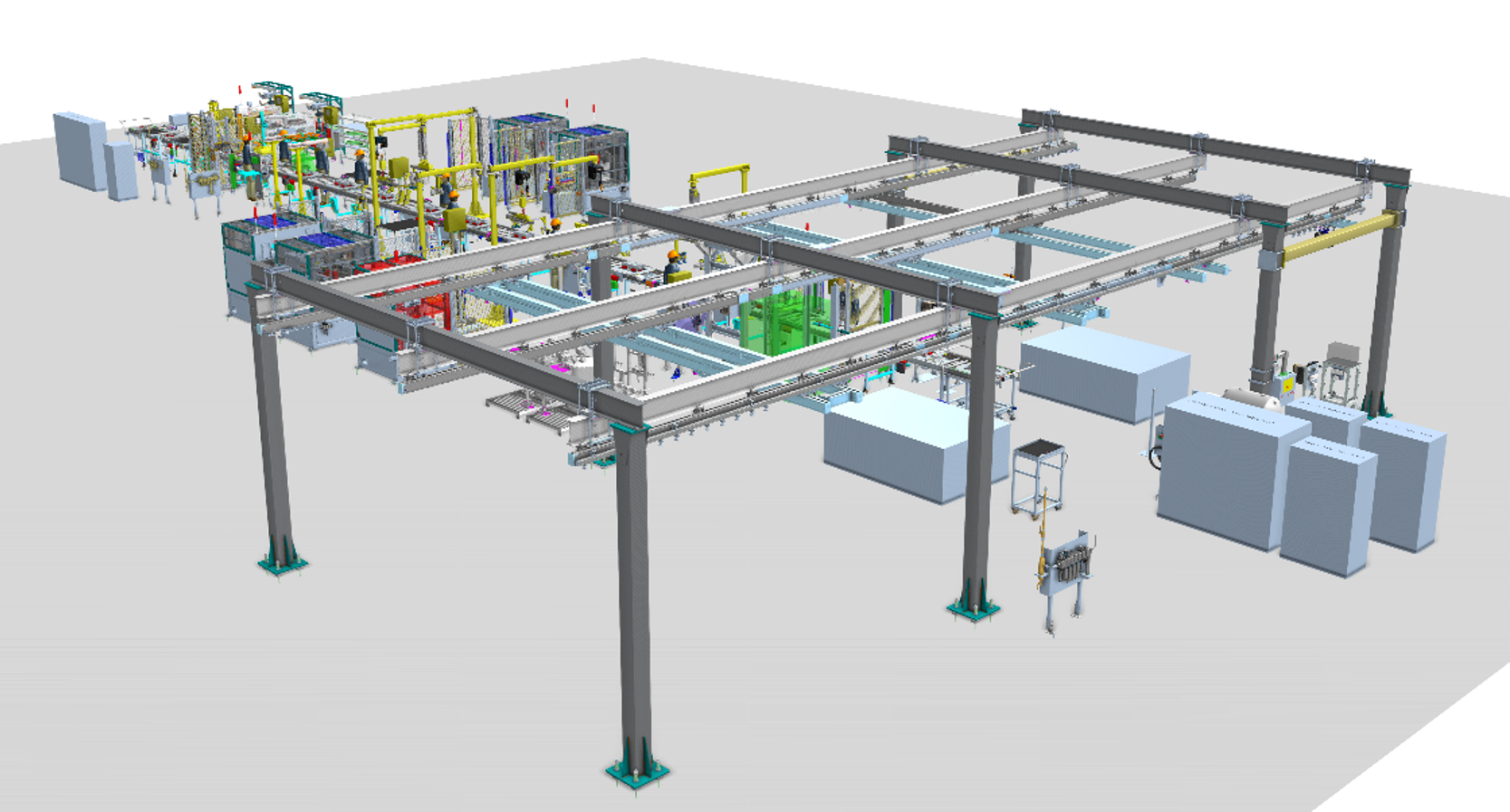 Electric Vehicle Battery Assembly Line