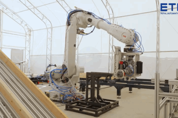 Robots Combined With AI In House Construction