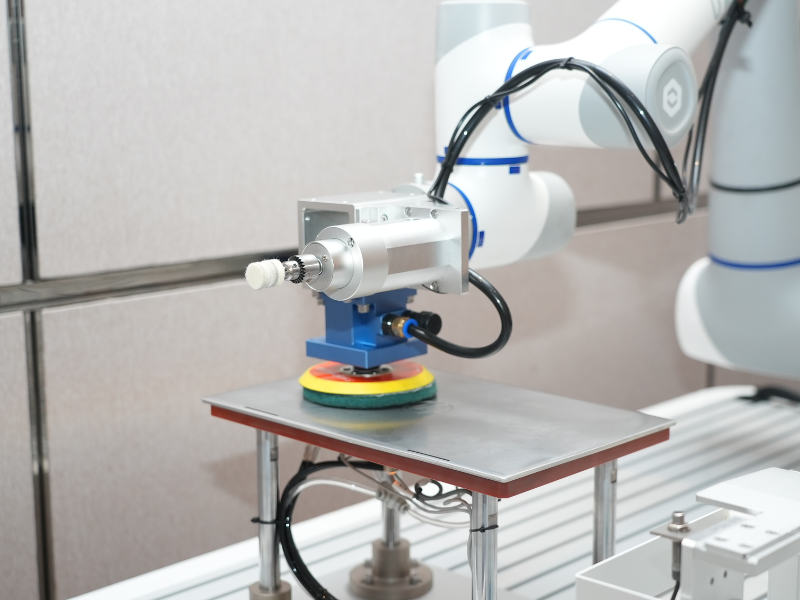 High efficiency automated metal polishing improving surface quality and production productivity