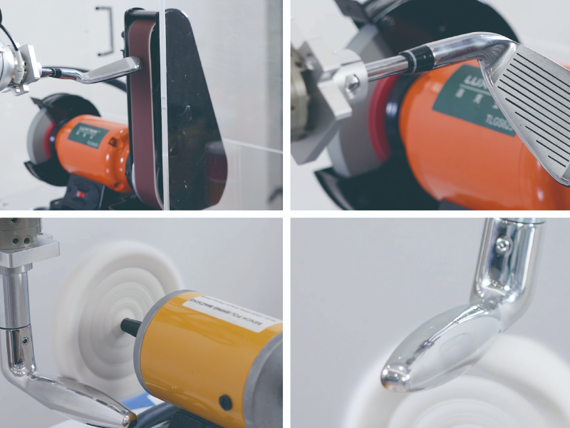 Automated metal polishing solution applied in automotive and industrial manufacturing